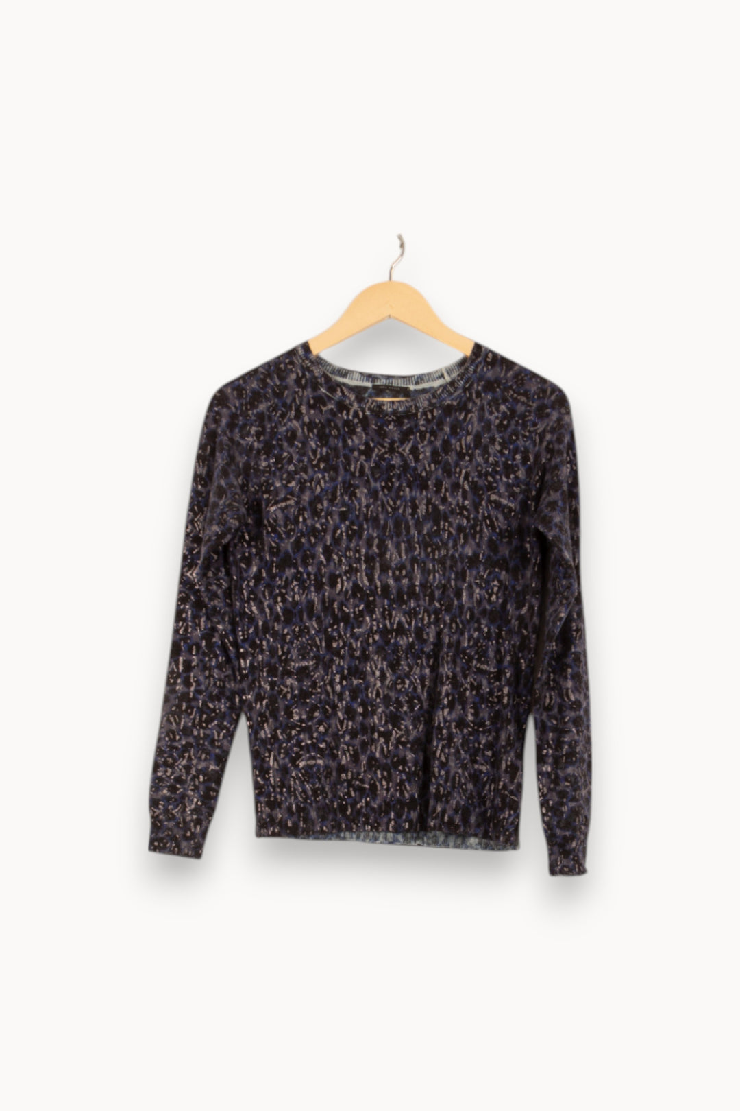 Pull Bleu et Noir - Taille XS/34 de la marque IKKS | PARAD34154 - Vendu par Paradigme - Image 2