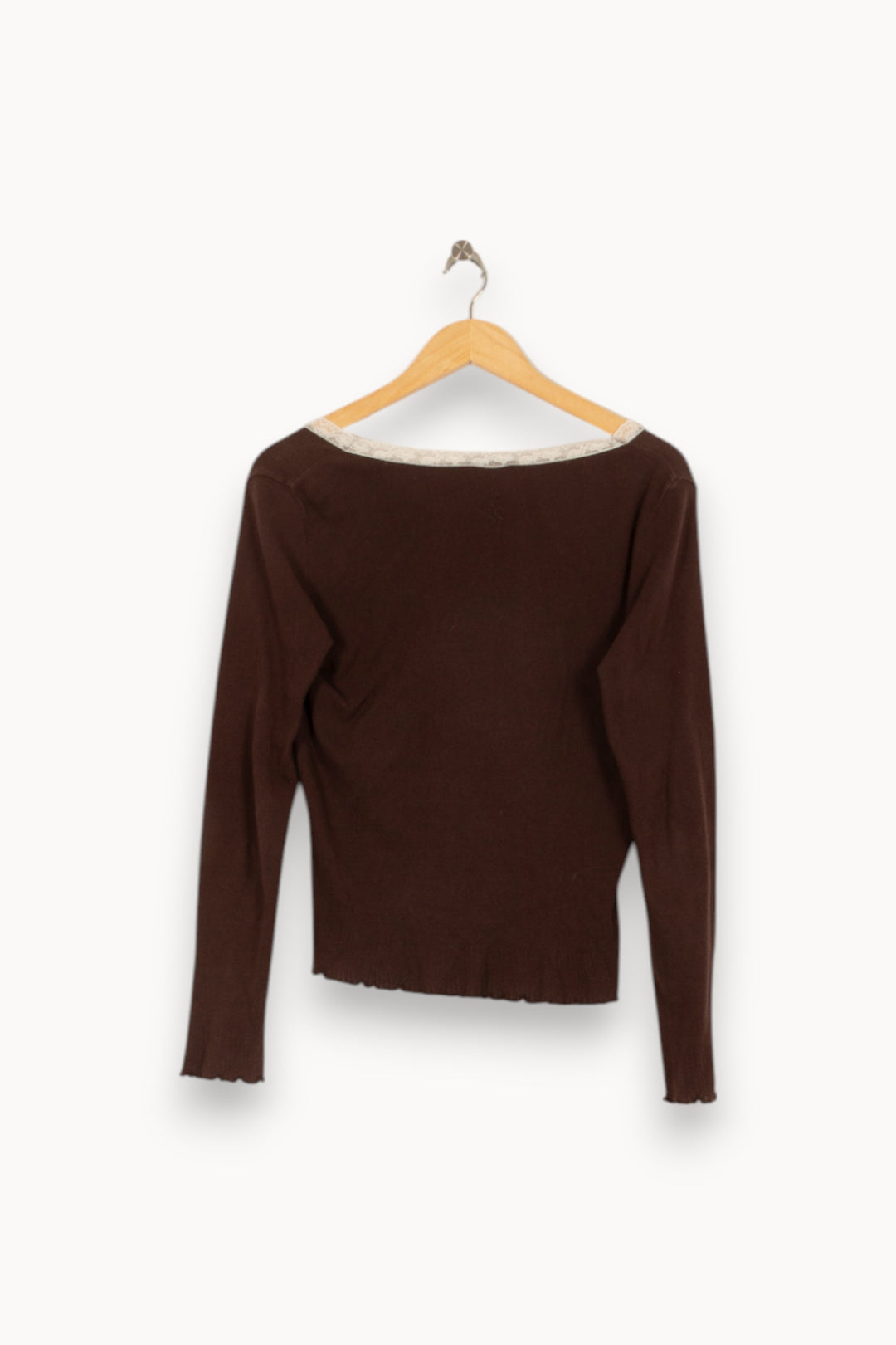 Cardigan Marron et Beige - Taille XXL/44 de la marque One Step | PARAD34161 - Vendu par Paradigme - Image 4