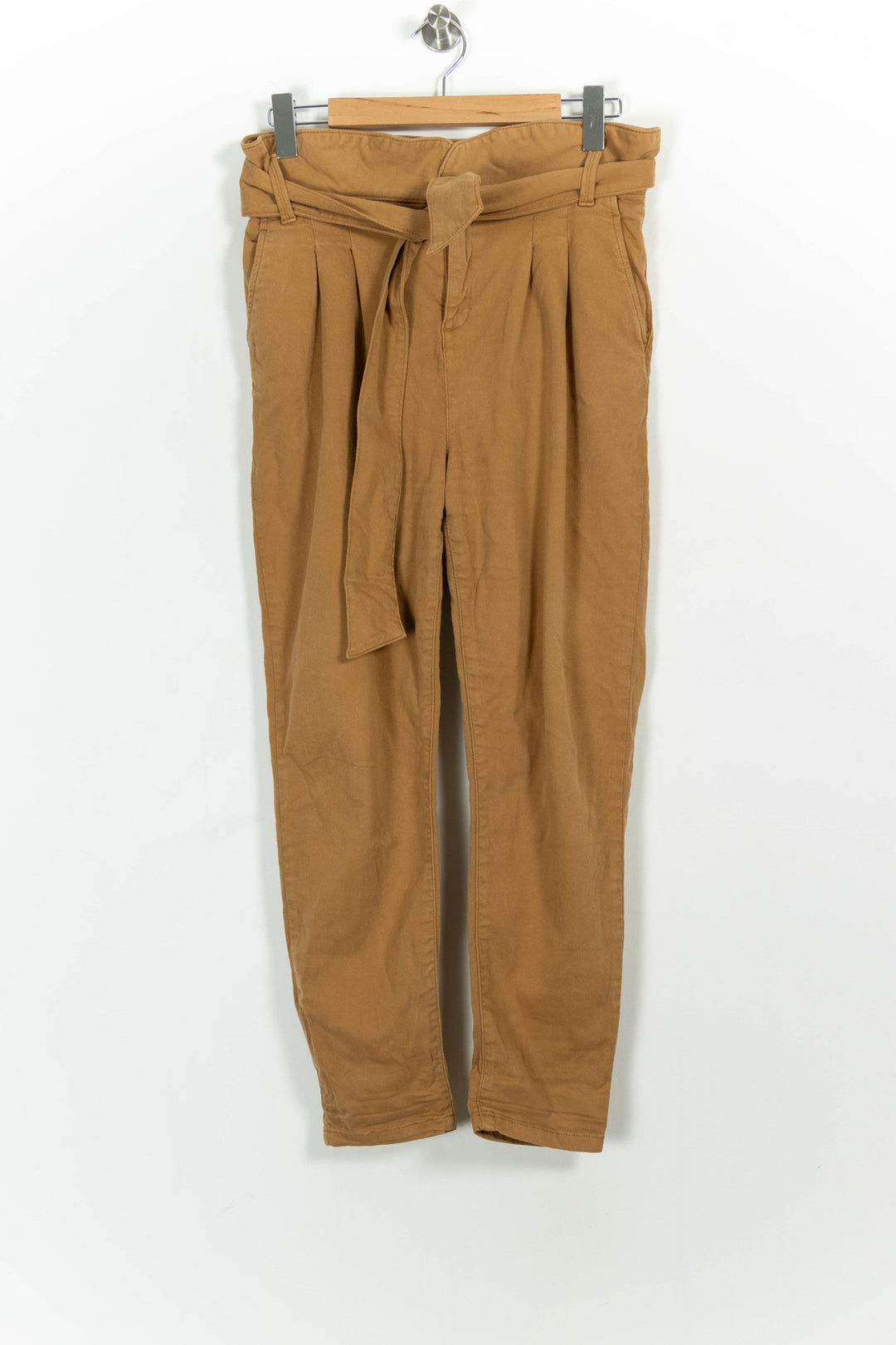Pantalon Taille Haute Beige - Taille M/38 de la marque Sézane | PARAD34162 - Vendu par Paradigme - Image 2