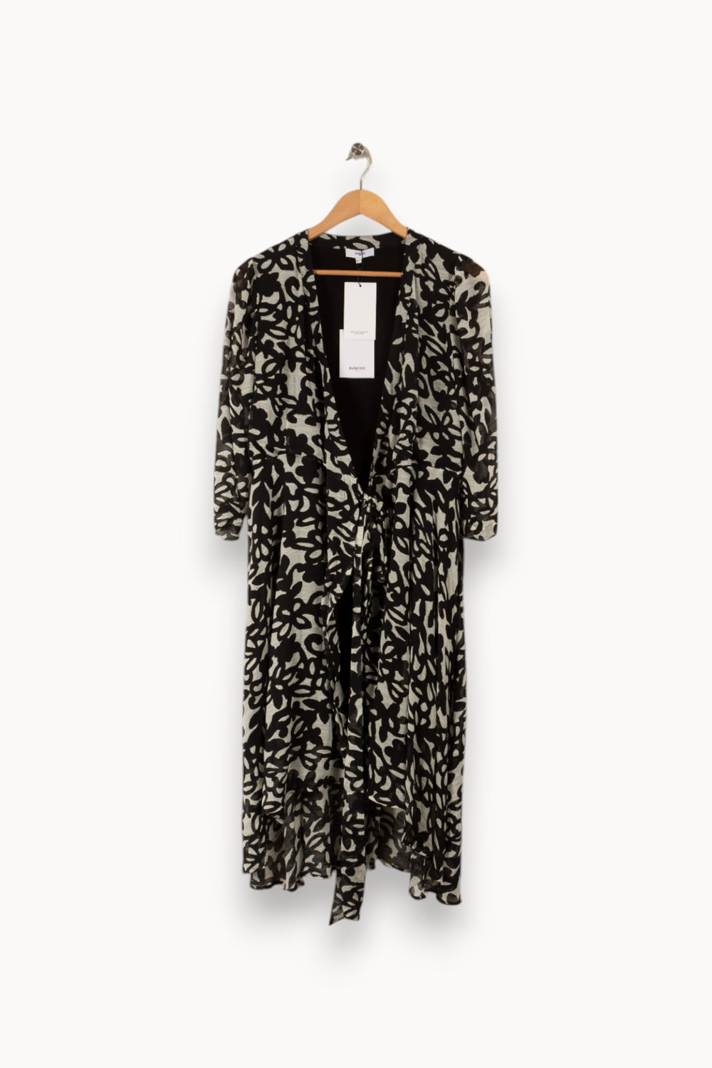 Robe noire à motifs - Taille S/36 de la marque Suncoo | PARAD34171 - Vendu par Paradigme - Image 1