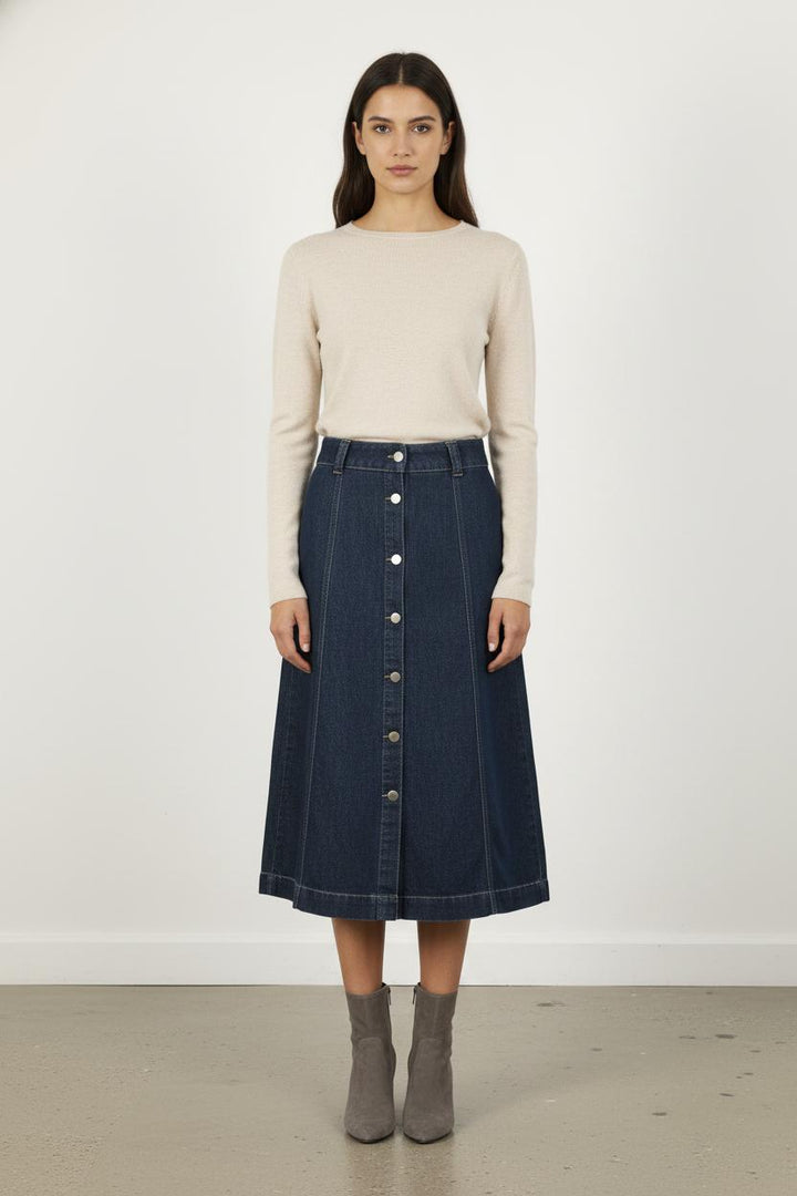 Jupe Longue Bleue - Taille M/38