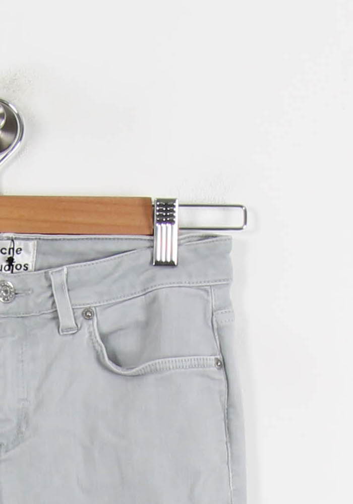 Jean Slim Gris - Taille M/38 de la marque Acne Studios | PARAD34175 - Vendu par Paradigme - Image 3