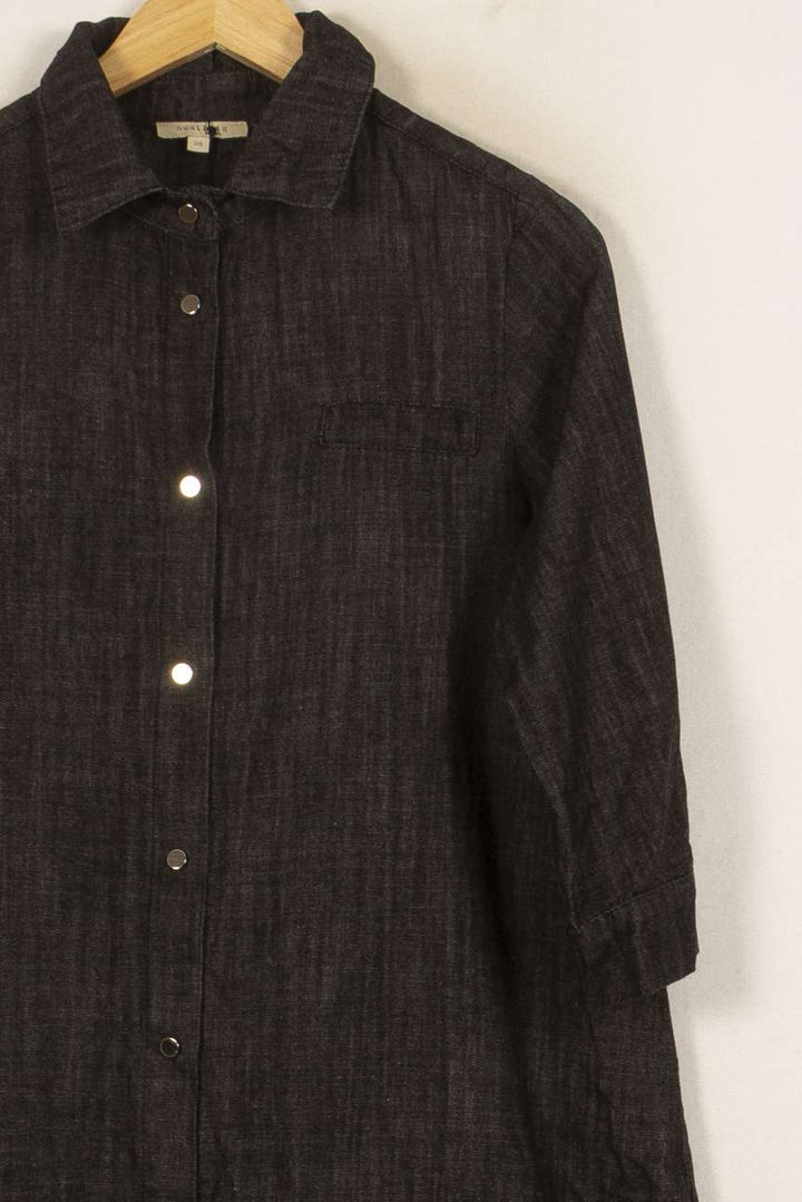 Robe chemise noire - Taille M/38 de la marque Humility | PARAD34185 - Vendu par Paradigme - Image 3