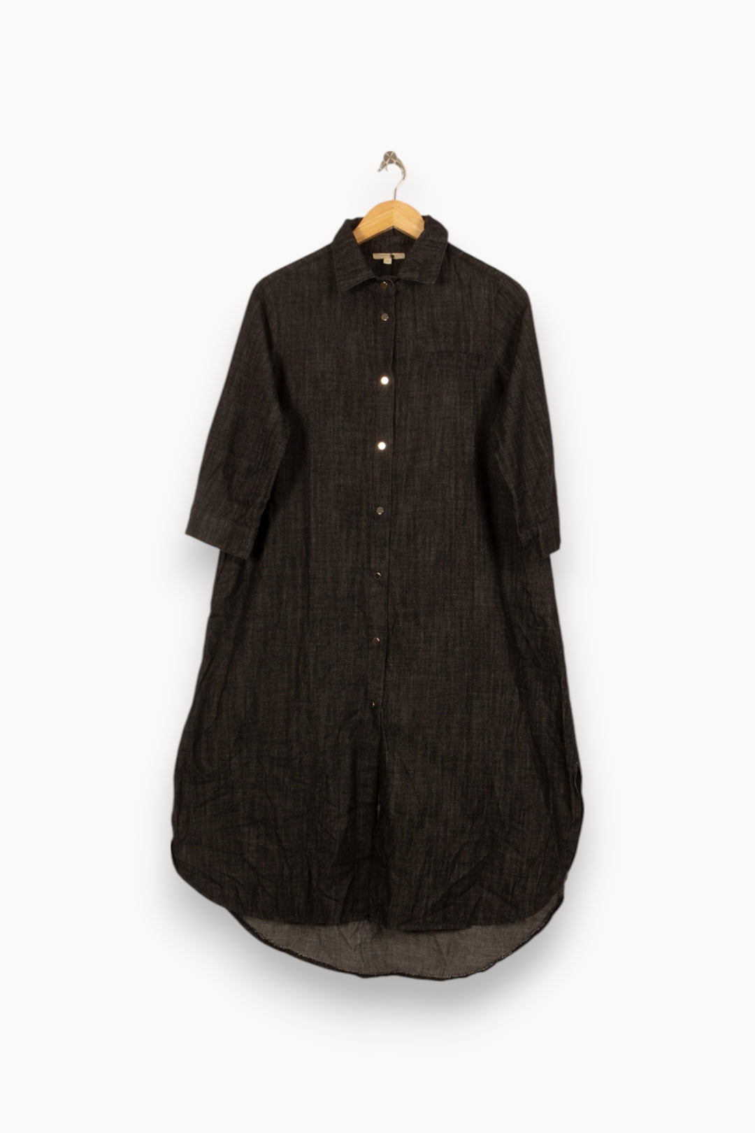 Robe chemise noire - Taille M/38 de la marque Humility | PARAD34185 - Vendu par Paradigme - Image 2
