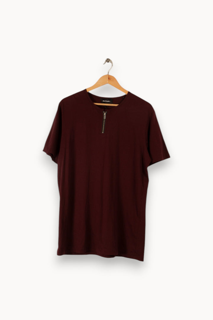 T-shirt bordeaux - Taille L/40