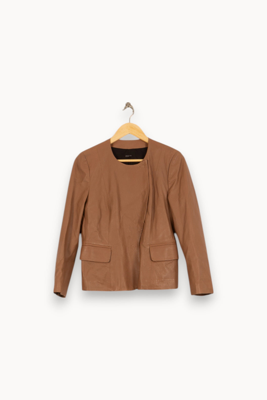 Veste En Cuir Beige - Taille S/36 de la marque Joseph | PARAD34194 - Vendu par Paradigme - Image 2