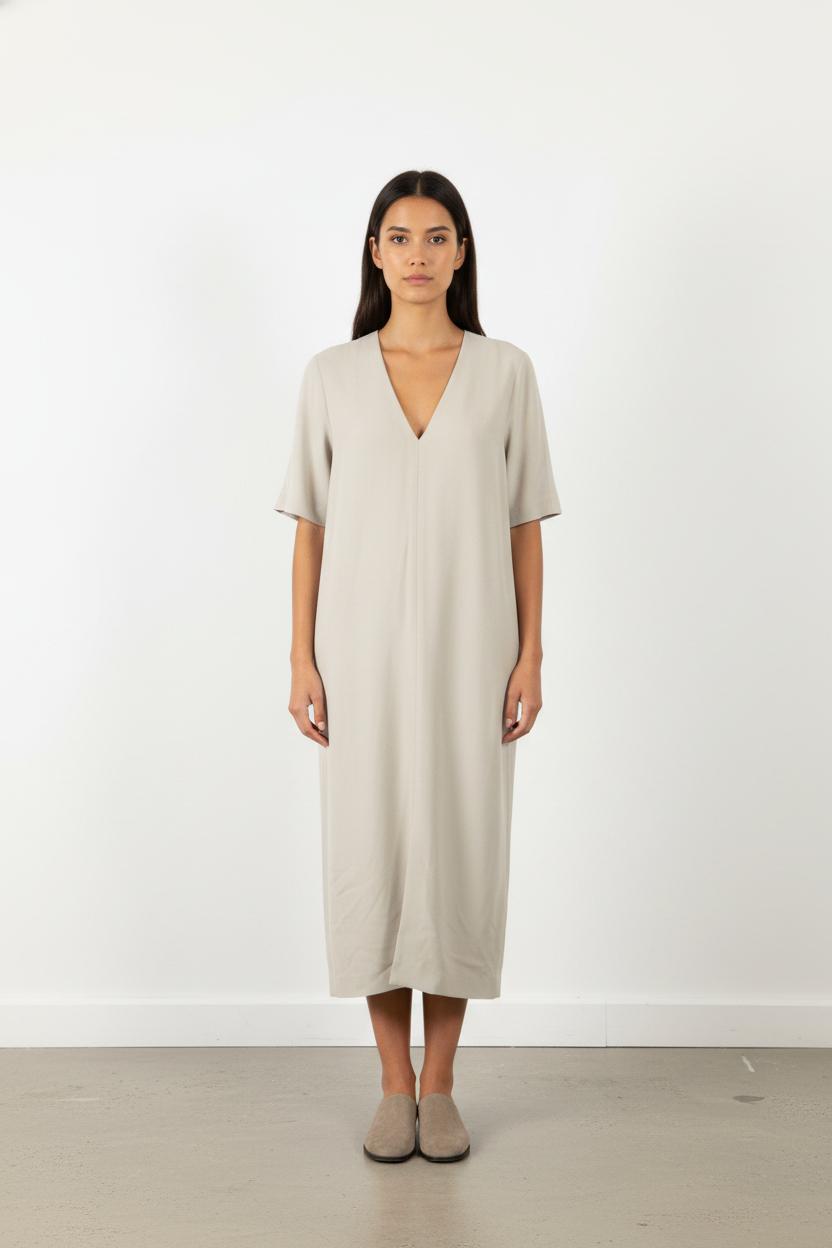 Robe longue grise - Taille S/36