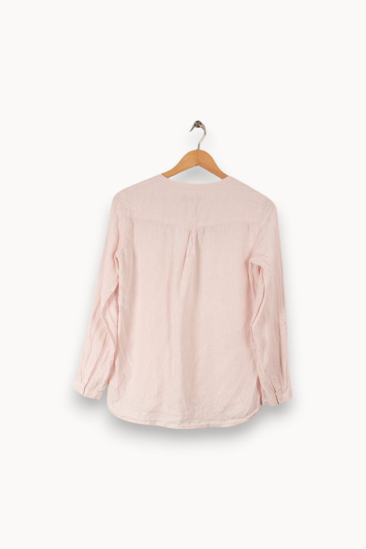 Blouse rose - Taille S/36 de la marque Caroll | PARAD34212 - Vendu par Paradigme - Image 3