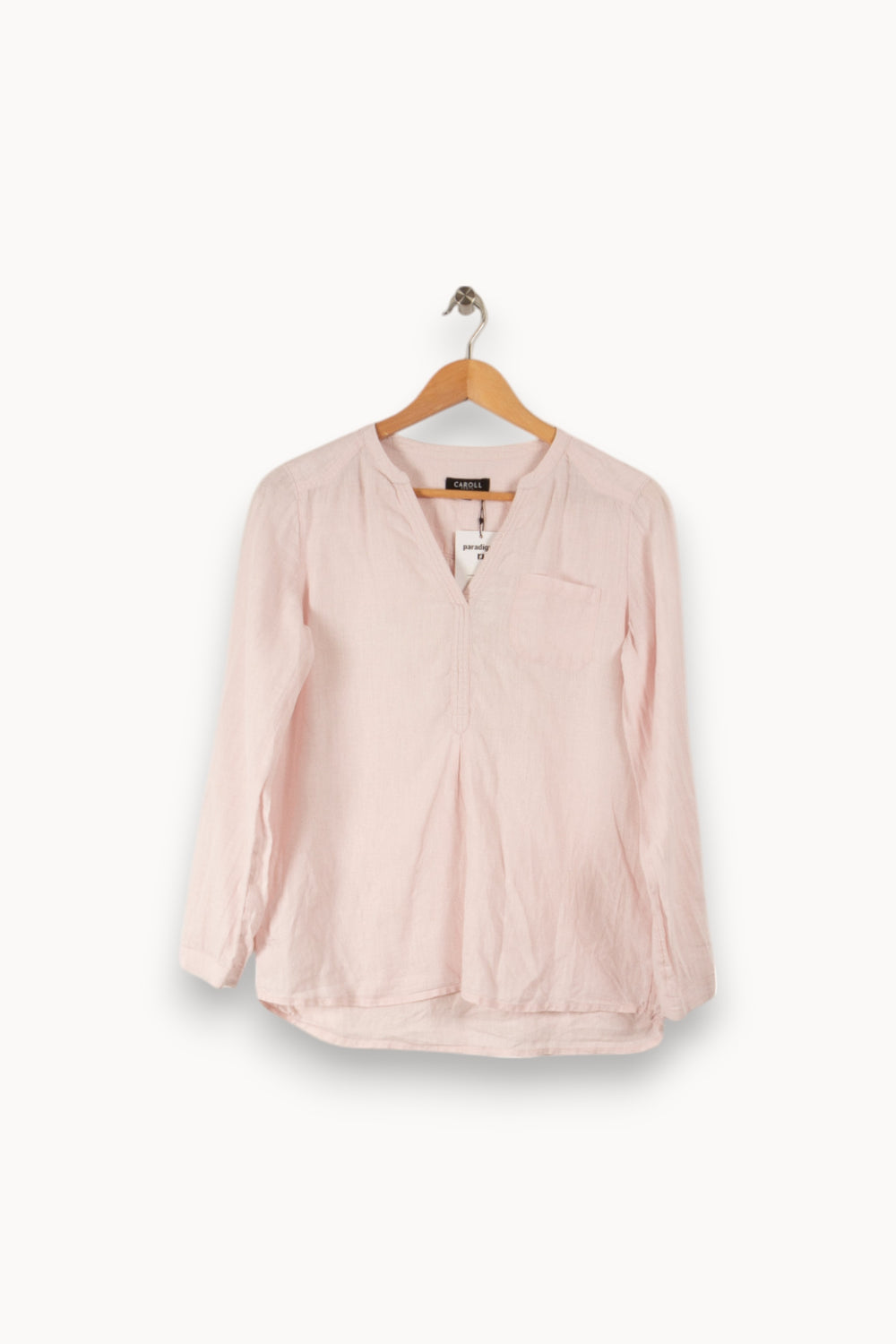 Blouse rose - Taille S/36 de la marque Caroll | PARAD34212 - Vendu par Paradigme - Image 1