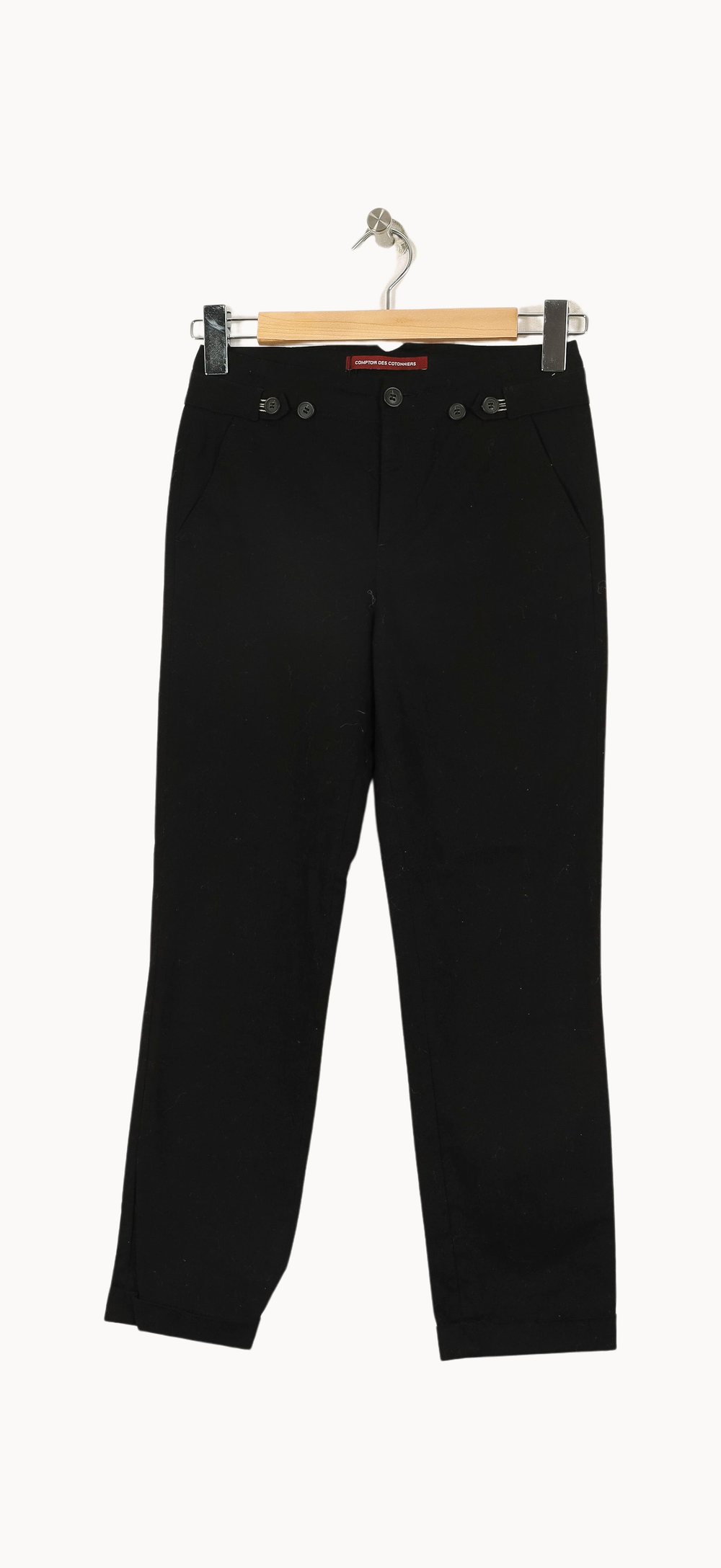 Pantalon Noir - Taille XS/34 de la marque Comptoir des Cotonniers | PARAD34219 - Vendu par Paradigme - Image 2