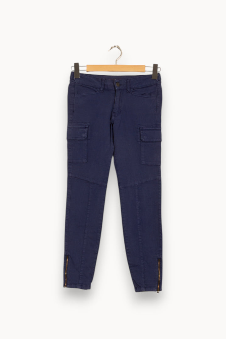 Pantalon Cargo Bleu - Taille XS/34 de la marque Comptoir des Cotonniers | PARAD34220 - Vendu par Paradigme - Image 2