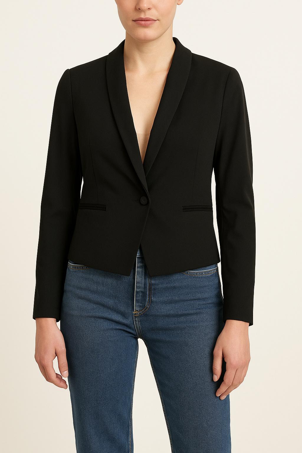 Veste Noire - Taille M/38 de la marque IKKS | PARAD34230 - Vendu par Paradigme - Image 1