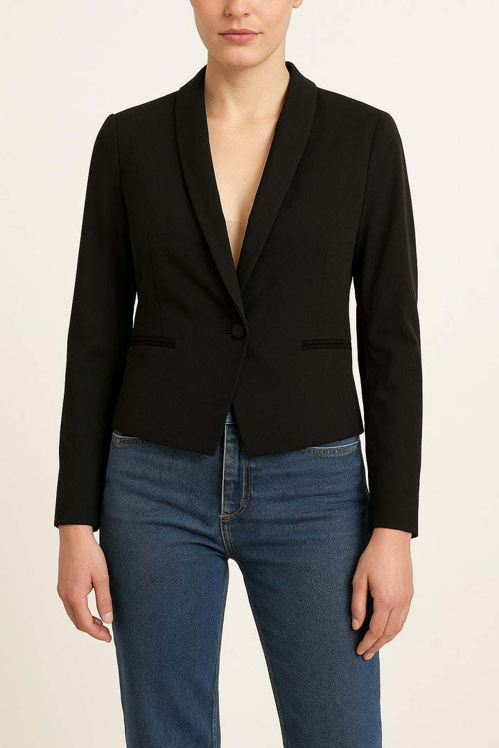 Veste Noire - Taille M/38 de la marque IKKS | PARAD34230 - Vendu par Paradigme - Image 1