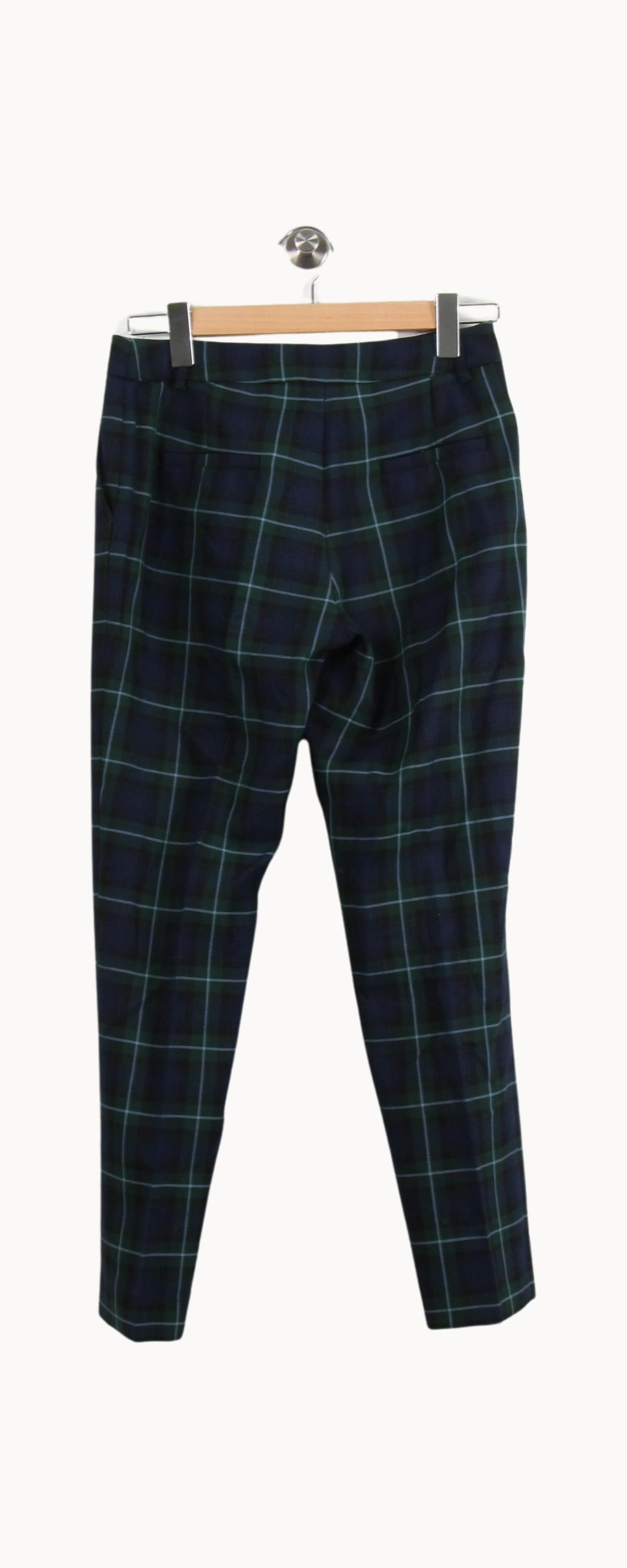 Pantalon Carreaux Bleu et Vert - Taille M/38 de la marque Claudie Pierlot | PARAD34288 - Vendu par Paradigme - Image 4