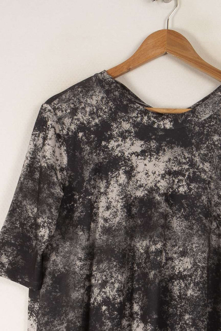 Robe verte/grise - Taille S/36 de la marque La Fée Maraboutée | PARAD34335 - Vendu par Paradigme - Image 2