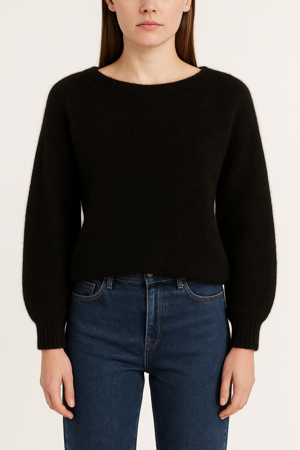 Pull Noir - Taille S/36 de la marque American Vintage | PARAD34345 - Vendu par Paradigme - Image 1