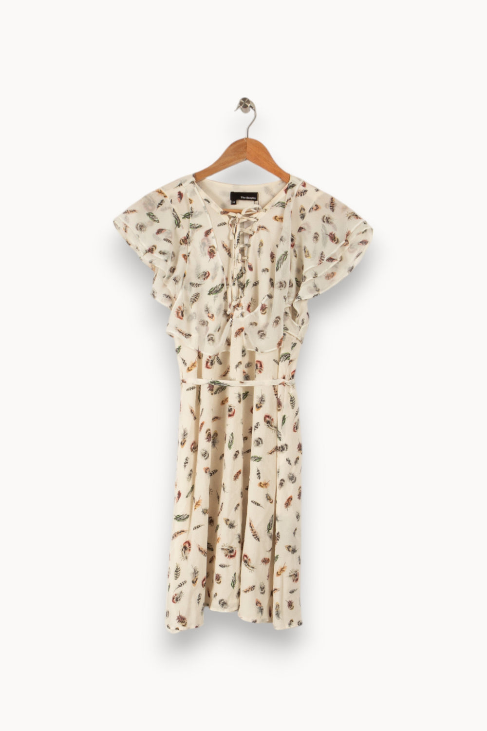 Robe blanche à motifs - Taille XS/34 de la marque The Kooples | PARAD34348 - Vendu par Paradigme - Image 1