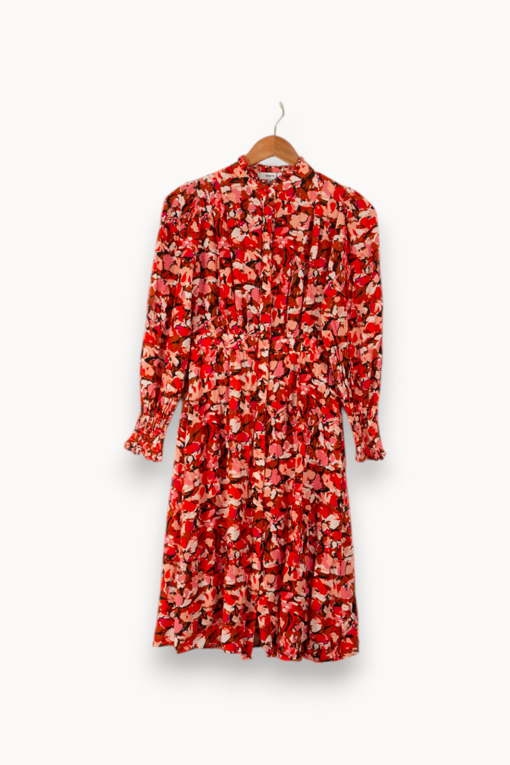 Robe rouge à motifs - Taille S/36 de la marque Suncoo | PARAD34351 - Vendu par Paradigme - Image 1