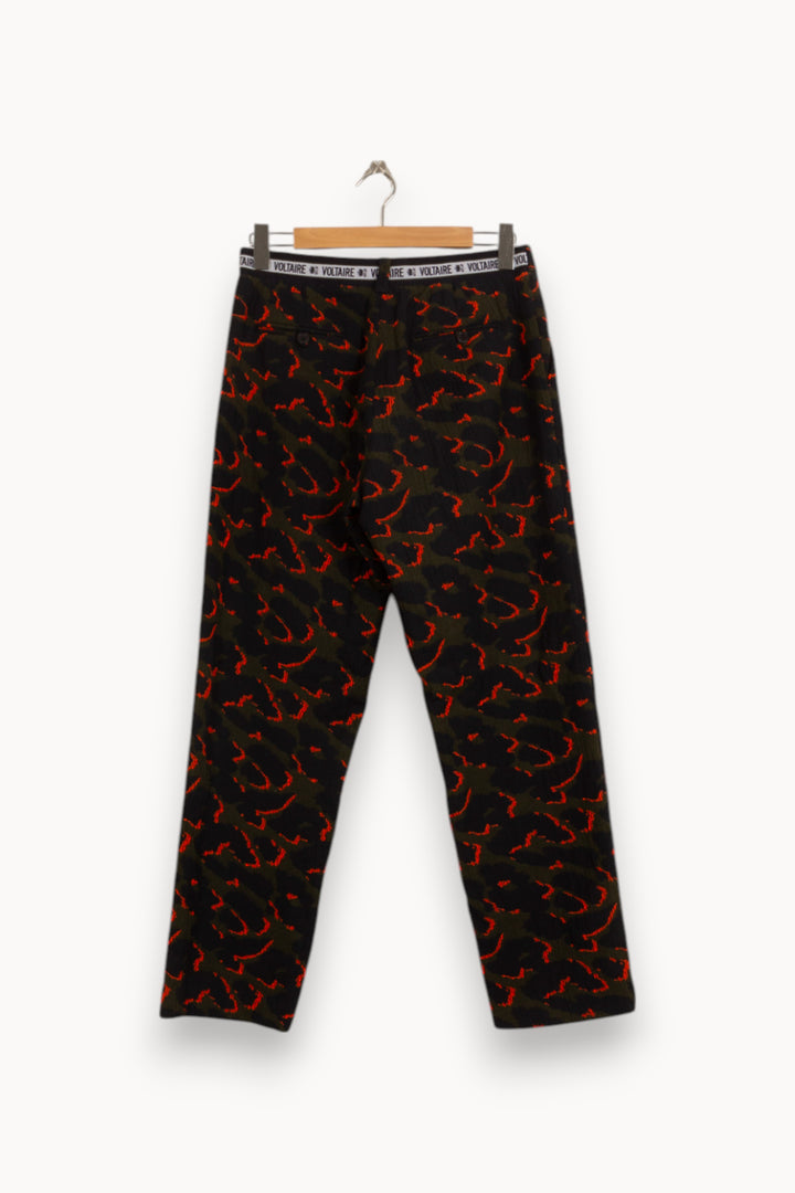 Pantalon Noir et Rouge - Taille M/38 de la marque Zadig&Voltaire | PARAD34352 - Vendu par Paradigme - Image 4