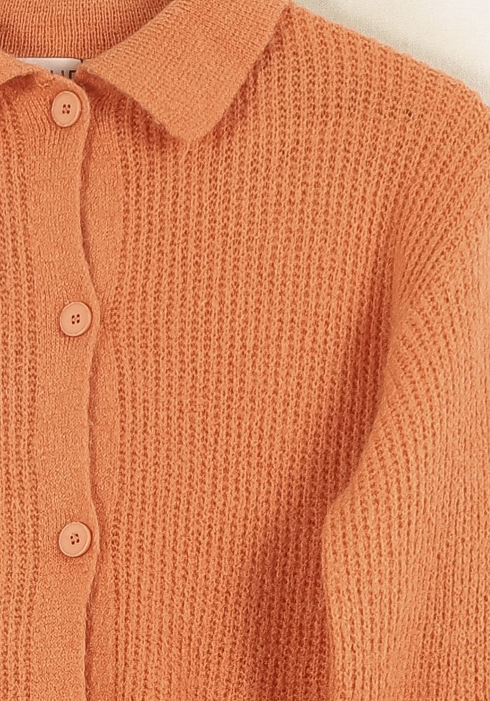 Cardigan Orange - Taille T.U. de la marque Sud express | PARAD34355 - Vendu par Paradigme - Image 3