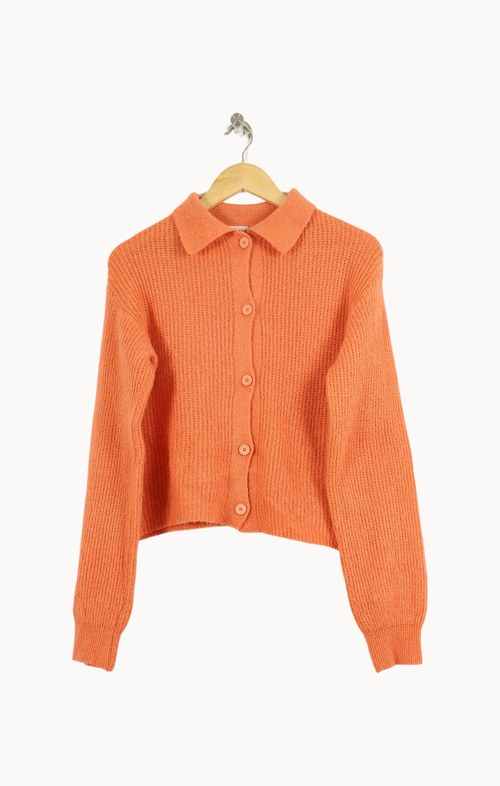 Cardigan Orange - Taille T.U. de la marque Sud express | PARAD34355 - Vendu par Paradigme - Image 2