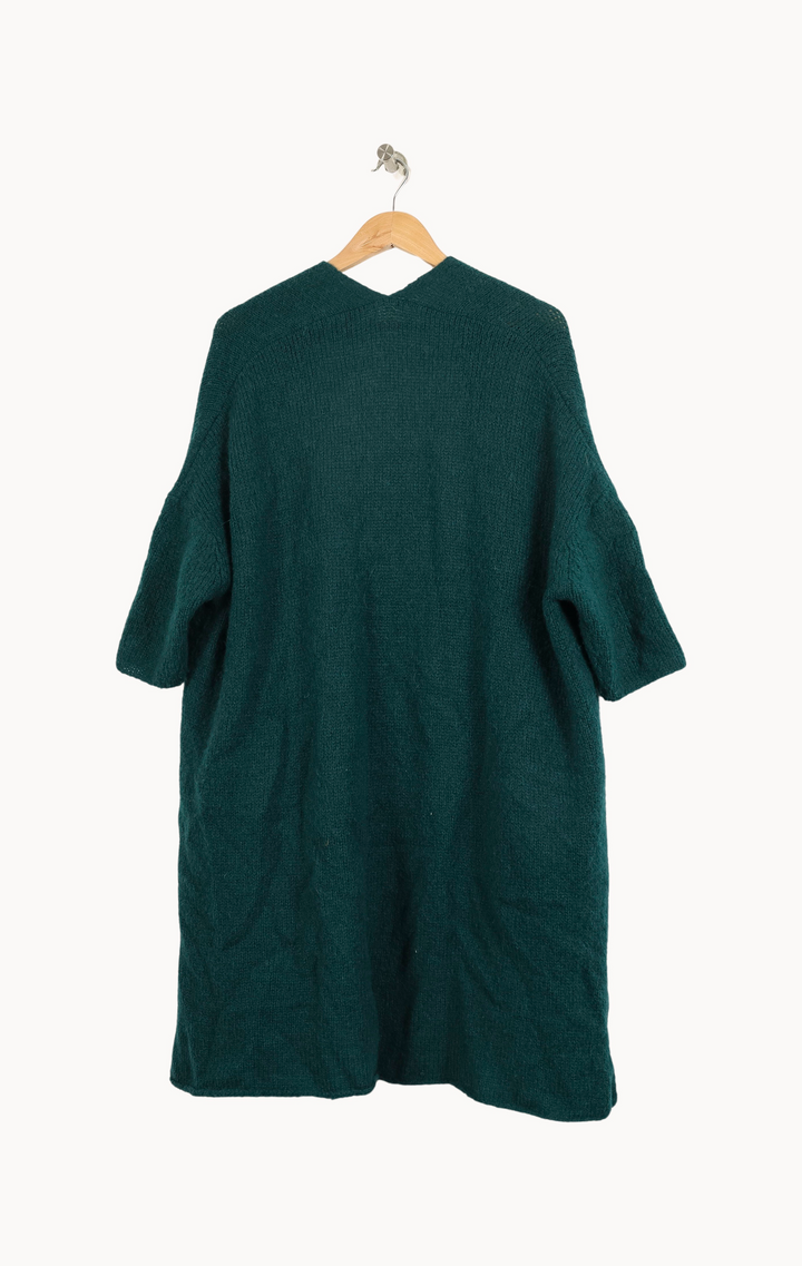 Cardigan Vert - Taille S/36 de la marque American Vintage | PARAD34356 - Vendu par Paradigme - Image 4