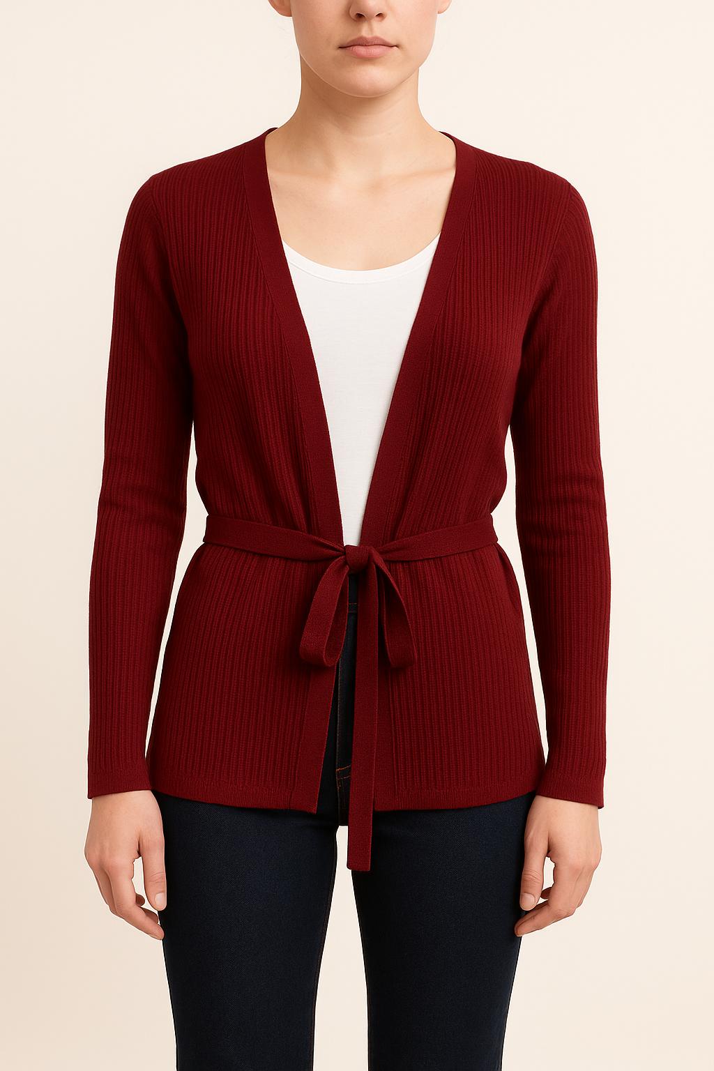 Cardigan Bordeaux - Taille M/38 de la marque Karl Marc John | PARAD34361 - Vendu par Paradigme - Image 1