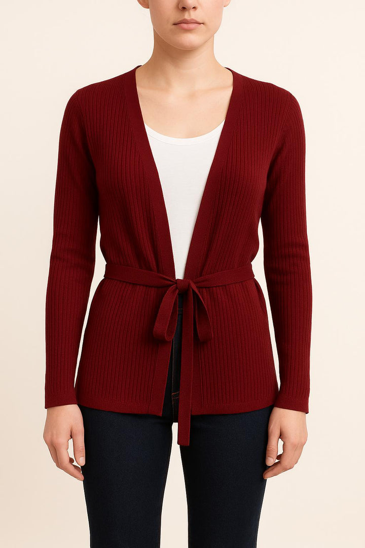 Cardigan Bordeaux - Taille M/38 de la marque Karl Marc John | PARAD34361 - Vendu par Paradigme - Image 1