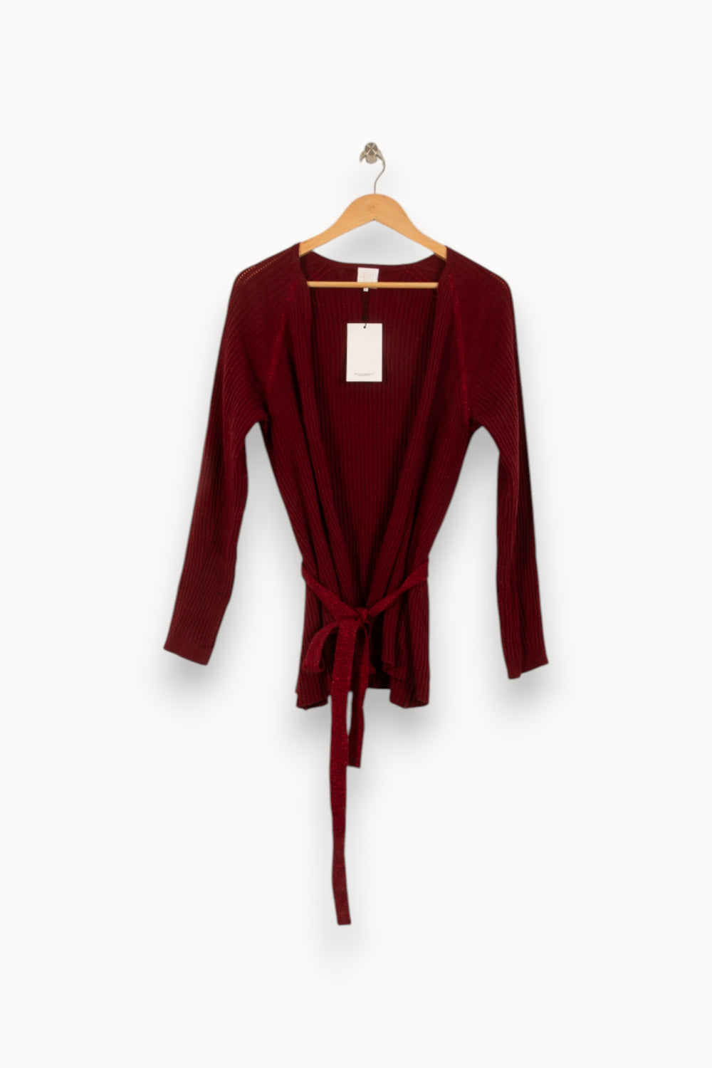 Cardigan Bordeaux - Taille M/38 de la marque Karl Marc John | PARAD34361 - Vendu par Paradigme - Image 2