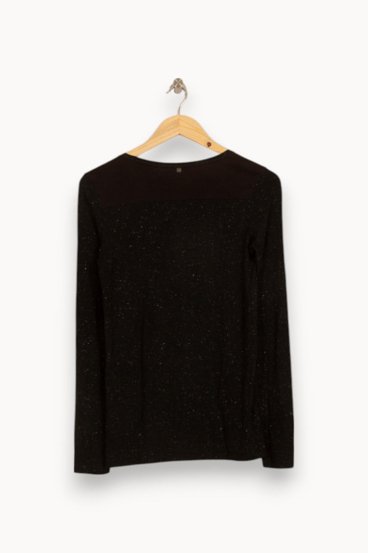 Tee-shirt Noir - Taille S/36 de la marque I.Code | PARAD34367 - Vendu par Paradigme - Image 4