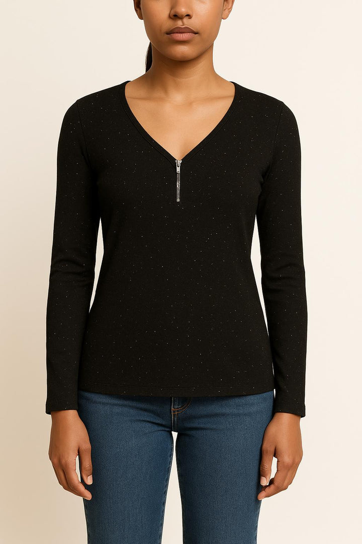 Tee-shirt Noir - Taille S/36 de la marque I.Code | PARAD34367 - Vendu par Paradigme - Image 1