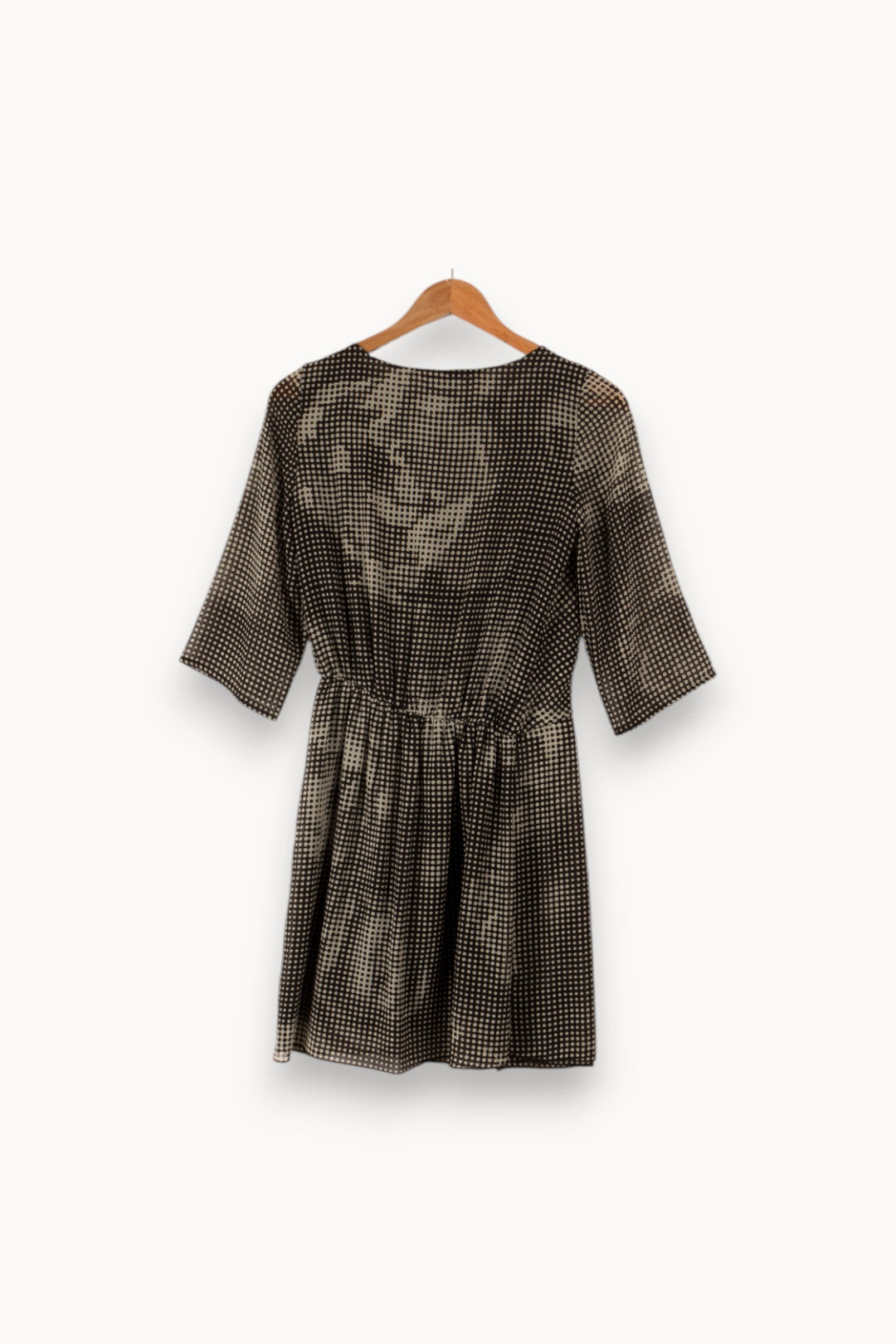 Robe noire à pois - Taille S/36 de la marque La Fée Maraboutée | PARAD34372 - Vendu par Paradigme - Image 3