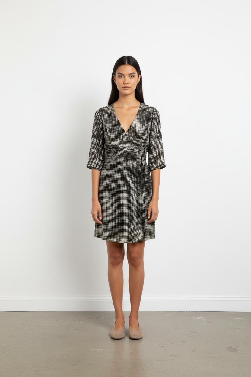 Robe noire à pois - Taille S/36