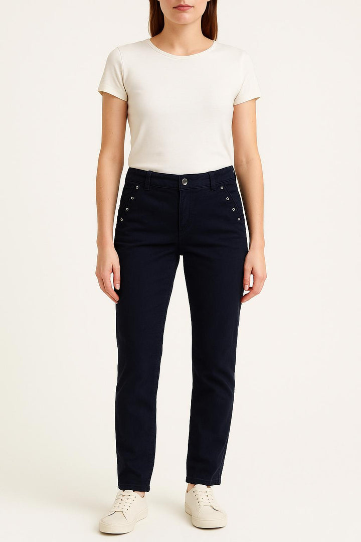 Pantalon Bleu - Taille XS/34 de la marque IKKS | PARAD34374 - Vendu par Paradigme - Image 1
