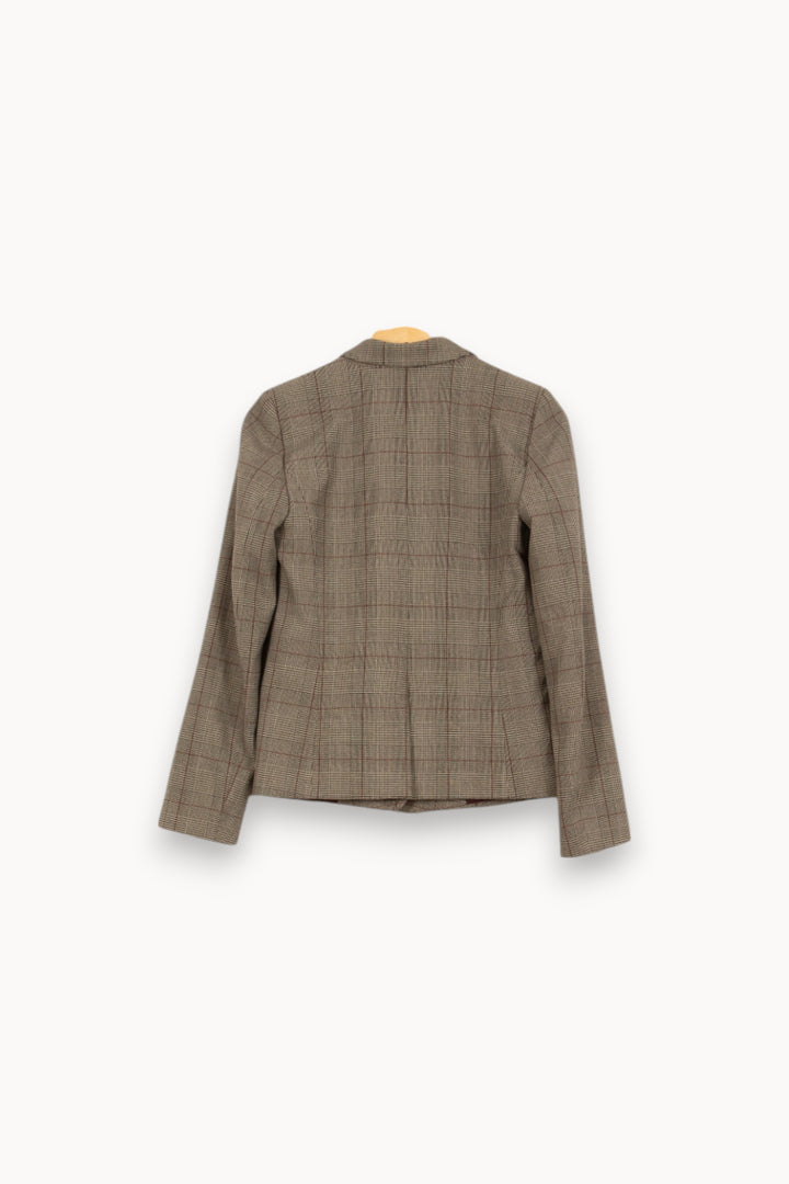 Blazer Gris à Carreaux - Taille S/36 de la marque IKKS | PARAD34378 - Vendu par Paradigme - Image 4
