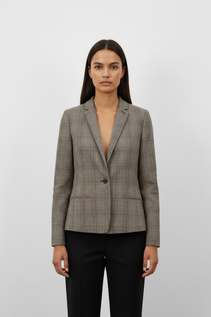 Blazer Gris à Carreaux - Taille S/36