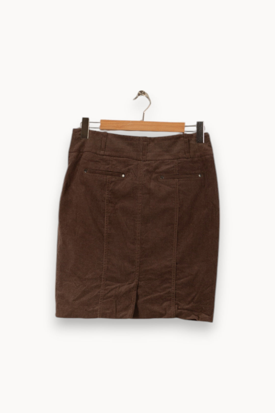 Jupe marron - Taille L/40 de la marque Caroll | PARAD34402 - Vendu par Paradigme - Image 3