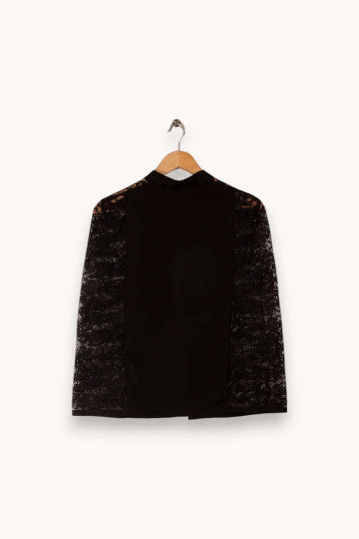 Gilet Noir - Taille S/36 de la marque The Kooples | PARAD34404 - Vendu par Paradigme - Image 3