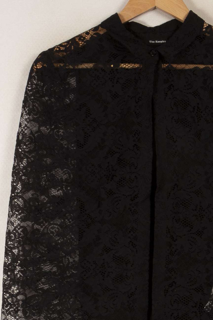 Gilet Noir - Taille S/36 de la marque The Kooples | PARAD34404 - Vendu par Paradigme - Image 2