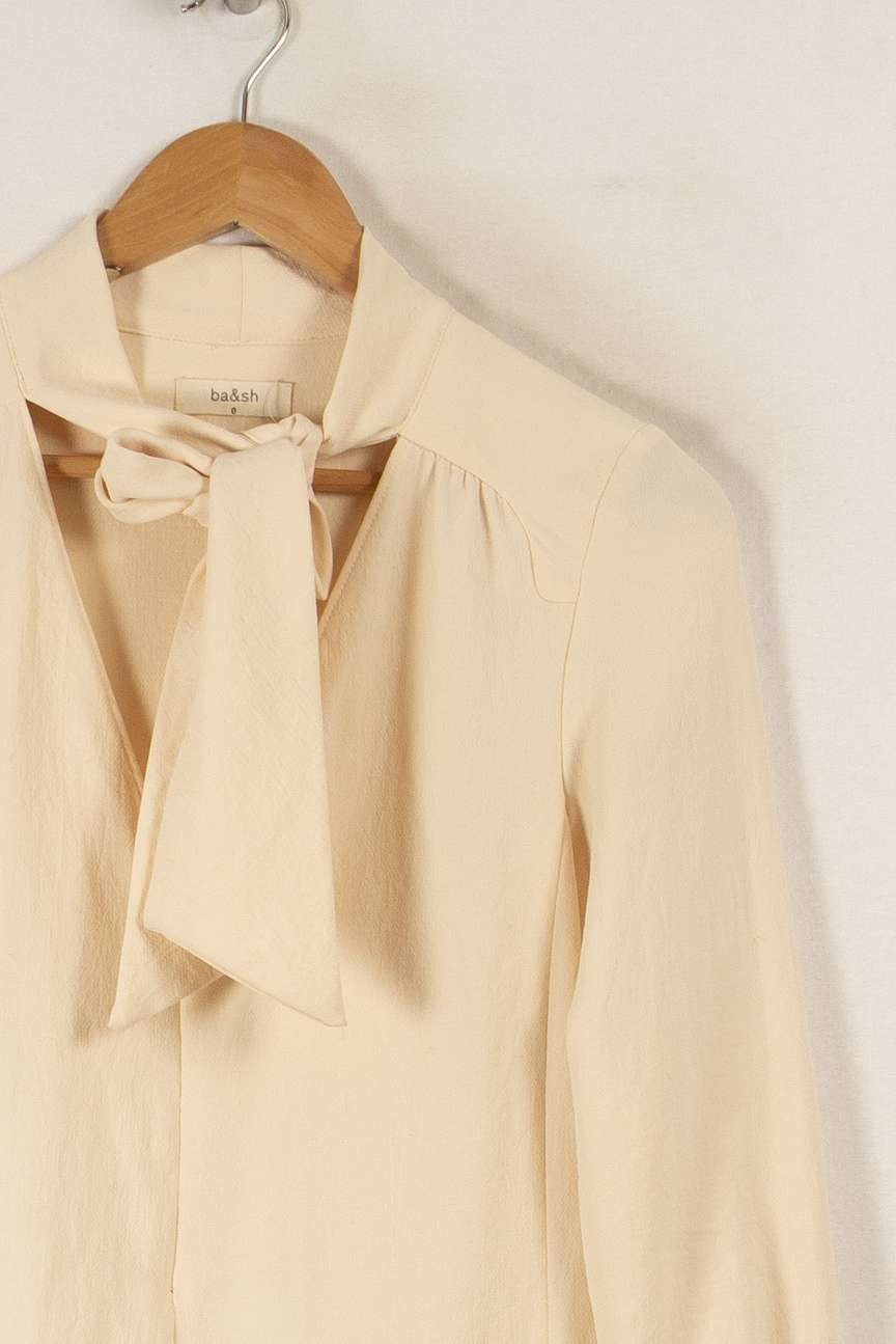 Combishort beige - Taille XS/34 de la marque ba&sh | PARAD34416 - Vendu par Paradigme - Image 2