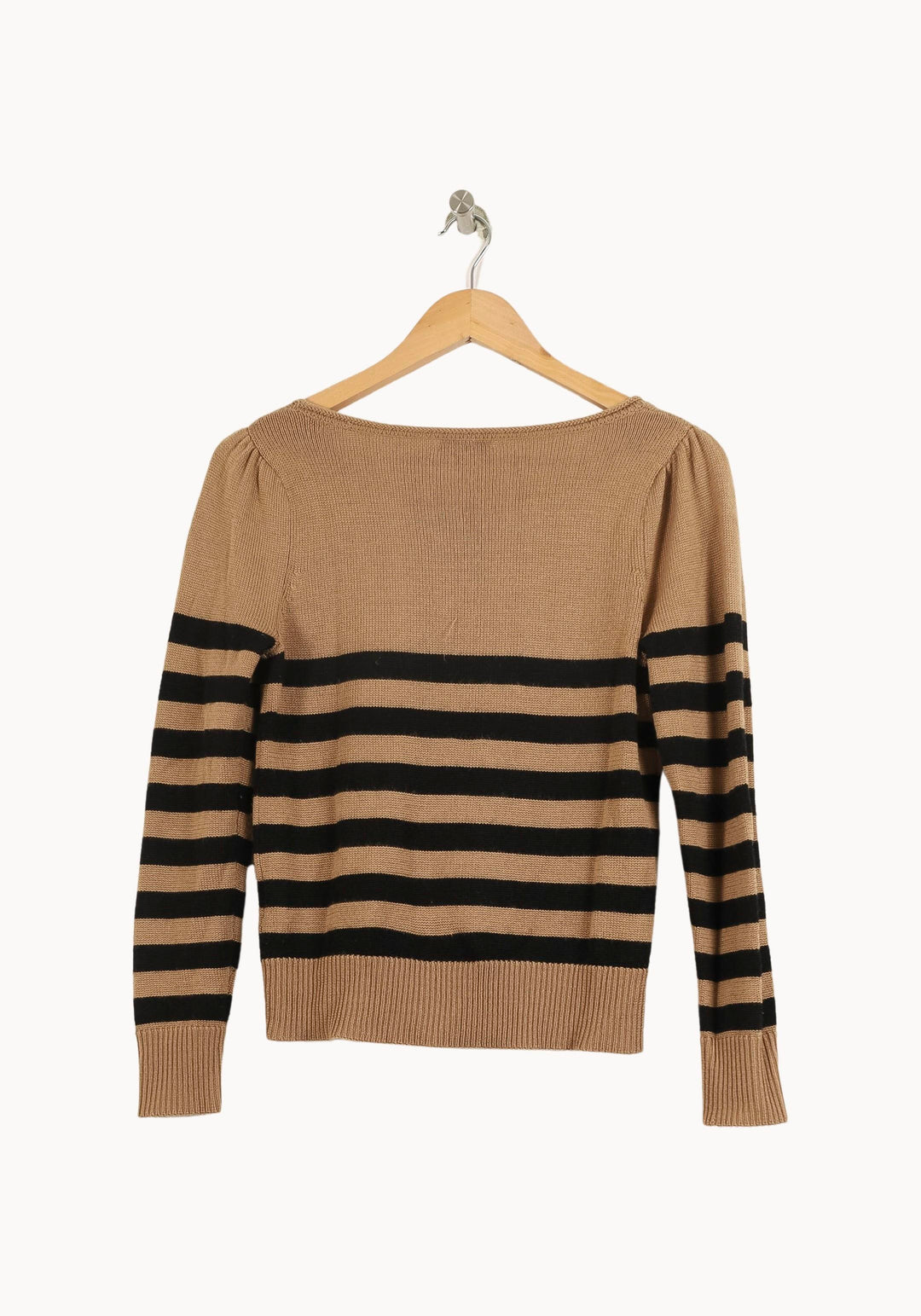 Pull Rayé Marron et Noir - Taille S/36 de la marque Pablo | PARAD34417 - Vendu par Paradigme - Image 4