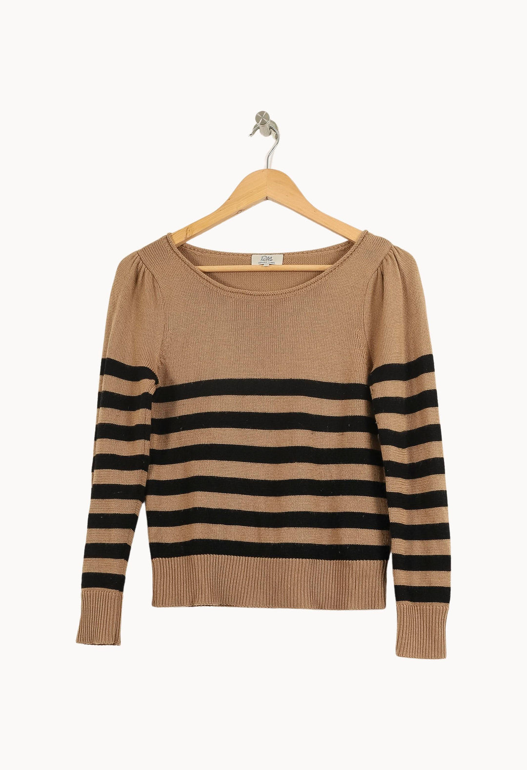 Pull Rayé Marron et Noir - Taille S/36 de la marque Pablo | PARAD34417 - Vendu par Paradigme - Image 2