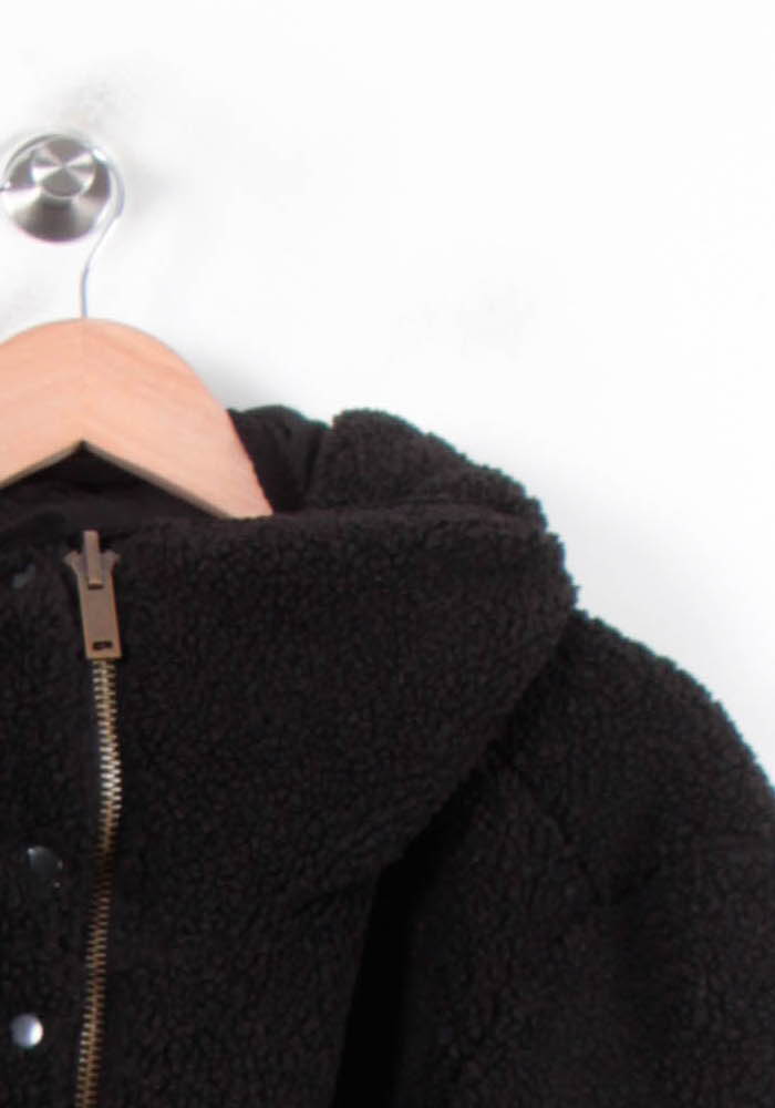 Manteau Noir - Taille XL/42 de la marque La Fée Maraboutée | PARAD34421 - Vendu par Paradigme - Image 3