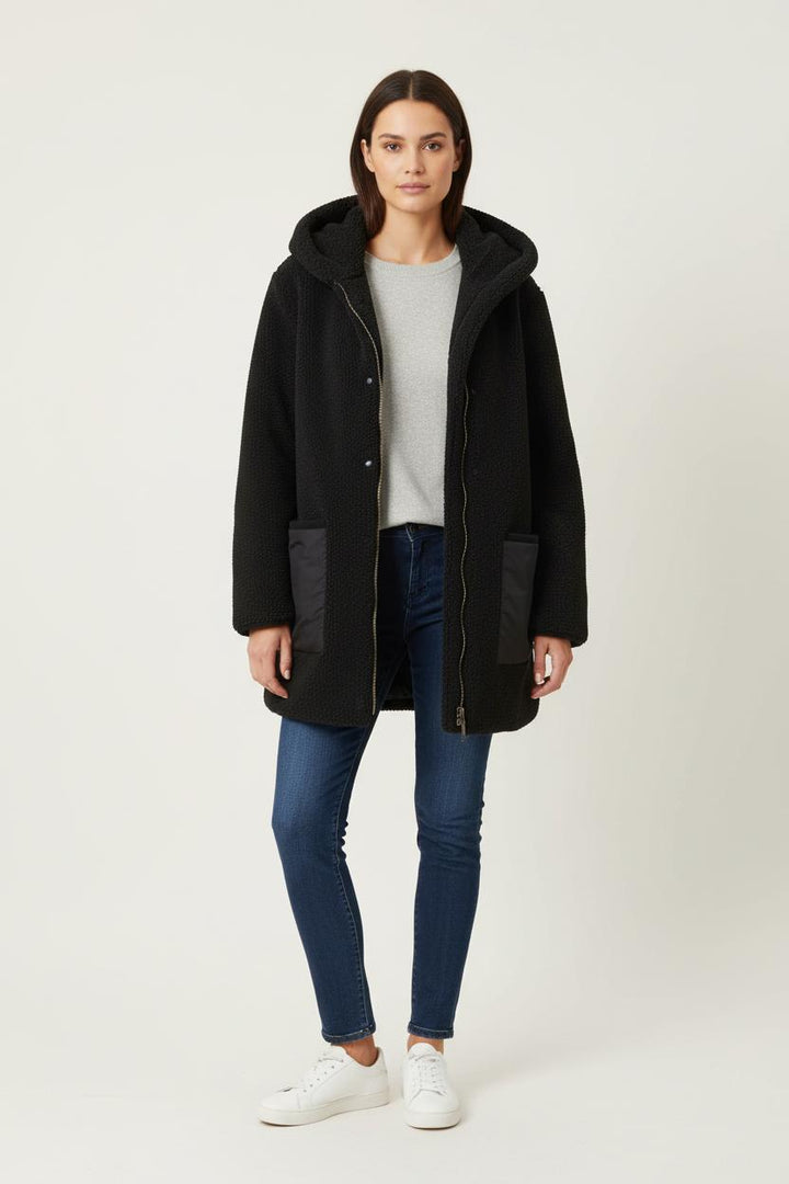 Manteau Noir - Taille XL/42 de la marque La Fée Maraboutée | PARAD34421 - Vendu par Paradigme - Image 1