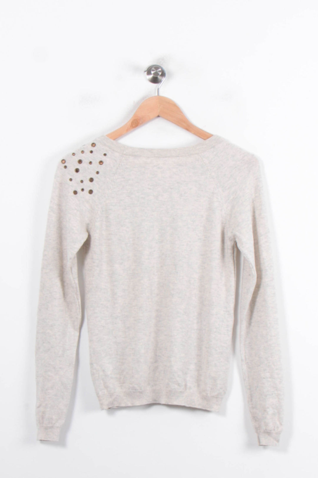 Pull Gris - Taille S/36 de la marque Sud express | PARAD34424 - Vendu par Paradigme - Image 4