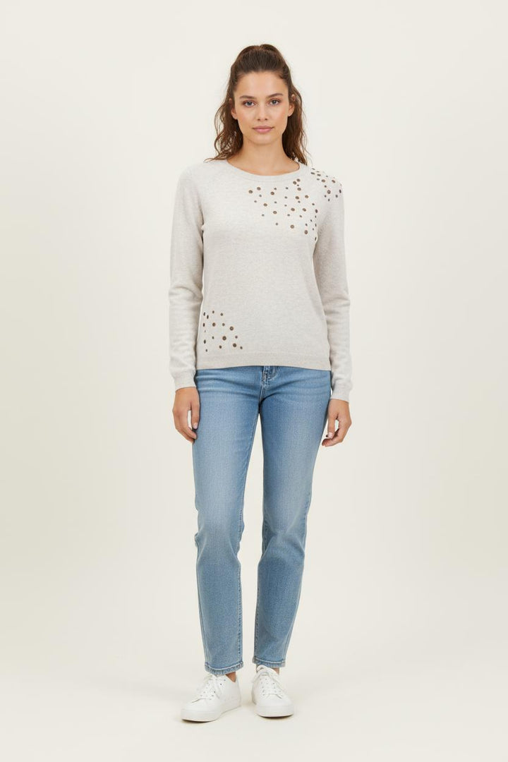 Pull Gris - Taille S/36 de la marque Sud express | PARAD34424 - Vendu par Paradigme - Image 1