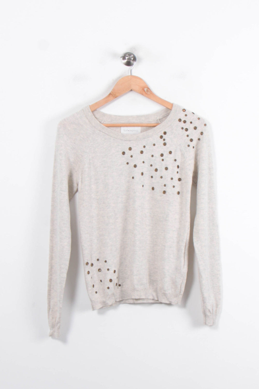 Pull Gris - Taille S/36 de la marque Sud express | PARAD34424 - Vendu par Paradigme - Image 2