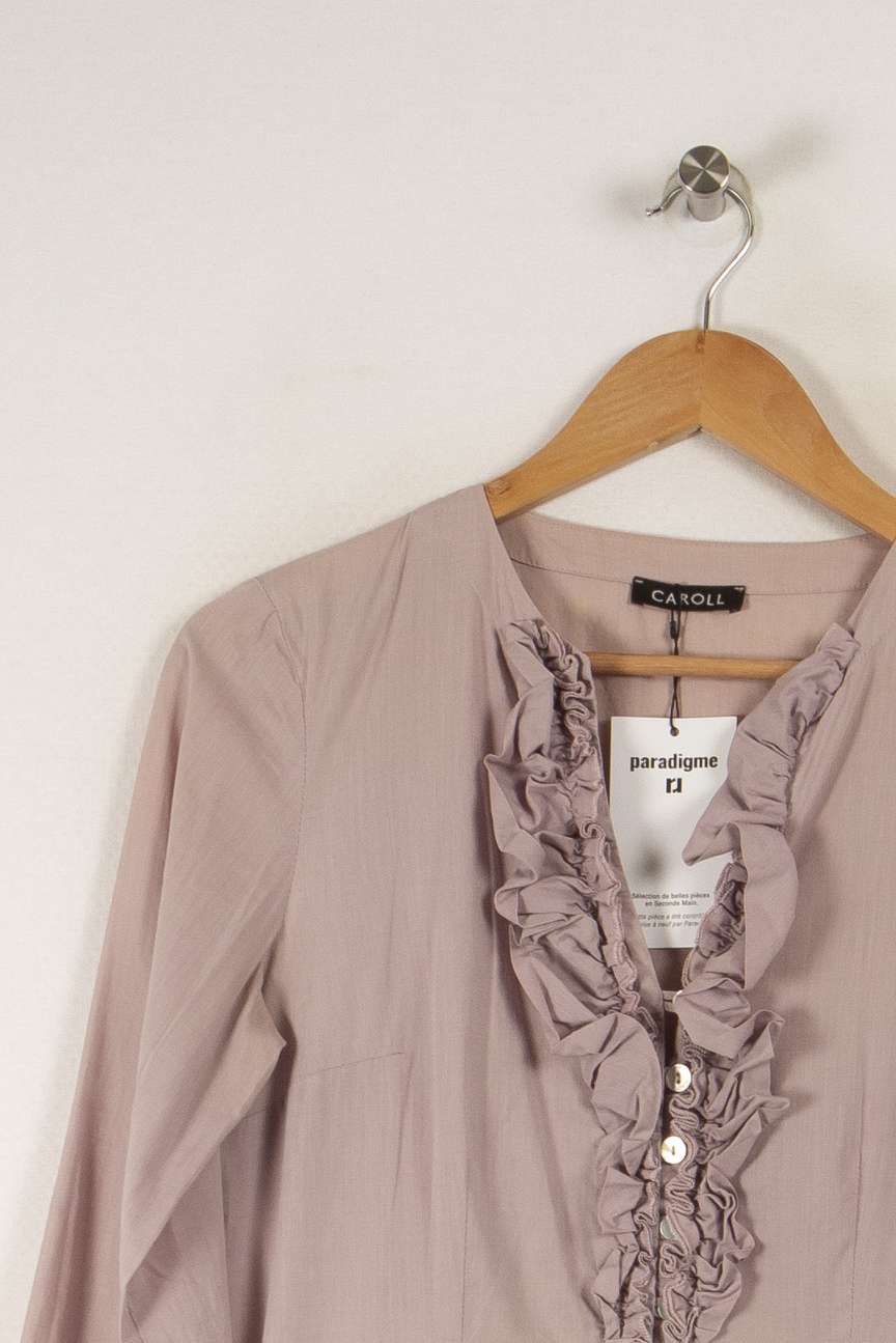 Blouse violette - Taille S/36 de la marque Caroll | PARAD34431 - Vendu par Paradigme - Image 2