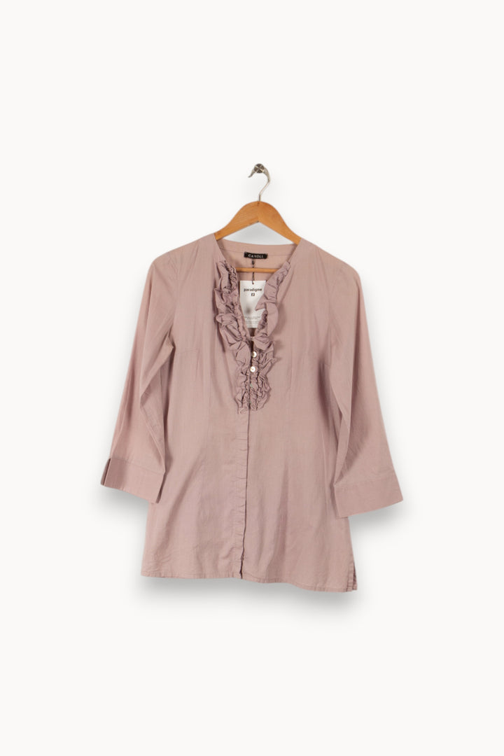 Blouse violette - Taille S/36 de la marque Caroll | PARAD34431 - Vendu par Paradigme - Image 1