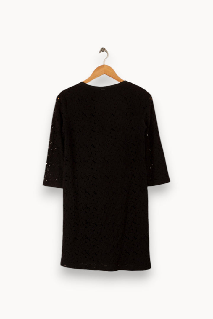 Robe noire en dentelle - Taille S/36 de la marque IKKS | PARAD34432 - Vendu par Paradigme - Image 3